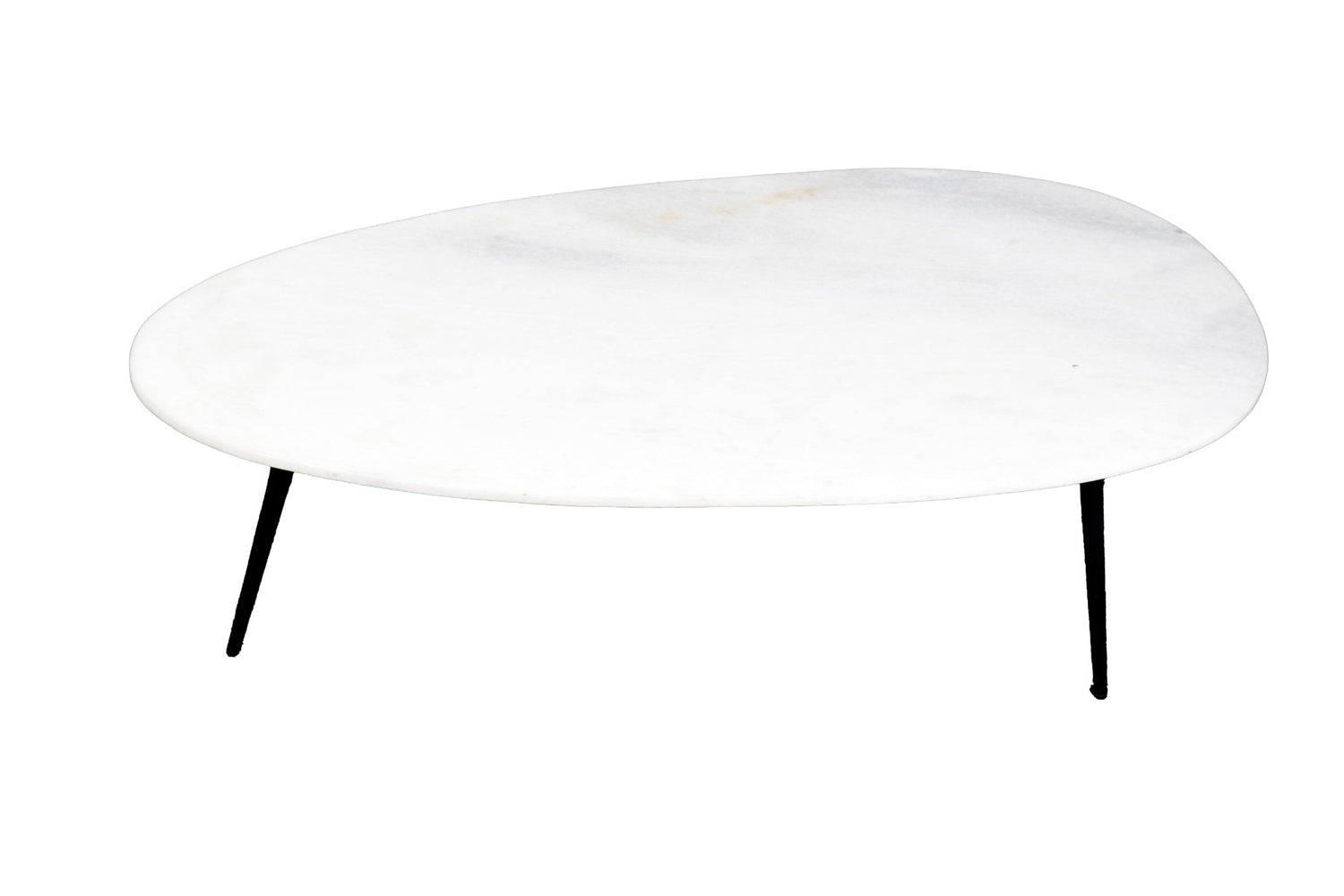 Organic Marble White black 110cm