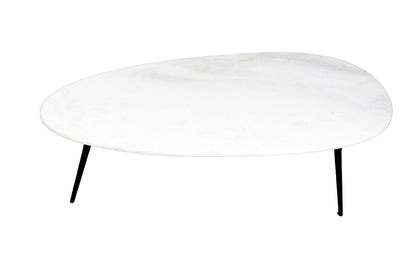 Organic Marble White black 110cm