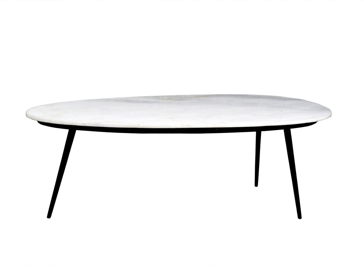 Organic Marble White black 110cm