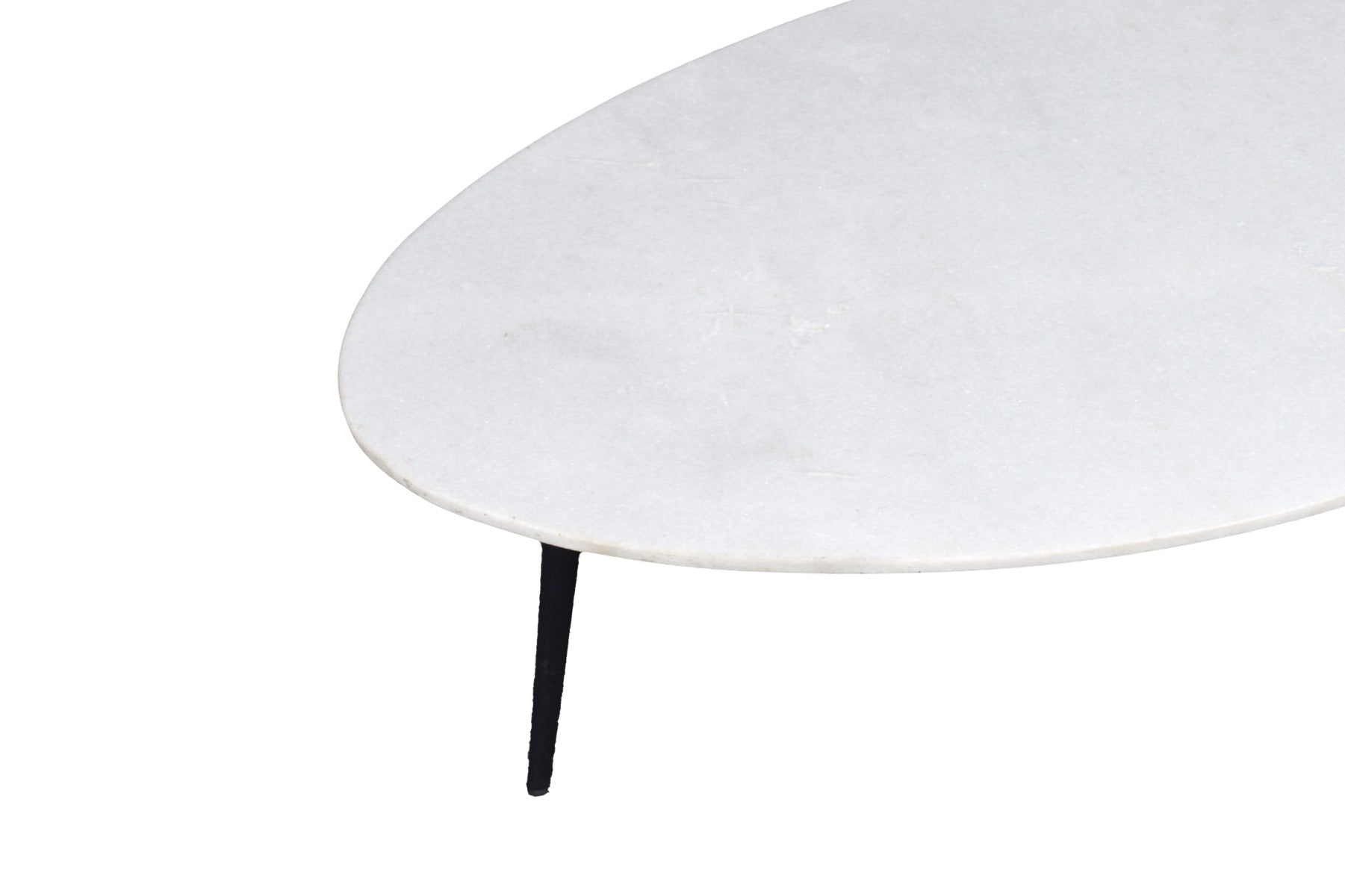 Organic Marble White black 110cm