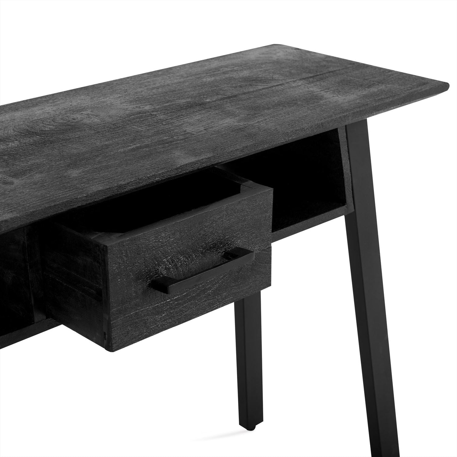 Sidetable Berlin Zwart - Industrieelinhuis.nl