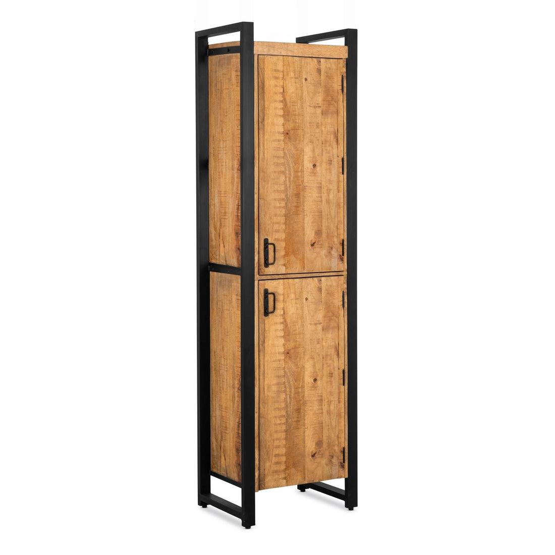 Smalle kast Britt Mangohout Staal 50x40x200cm - Industrieelinhuis.nl