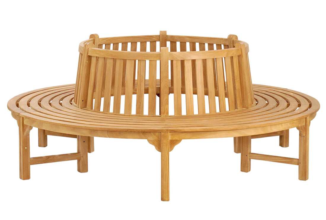 Tuinbank Rond Boom - Industrieelinhuis.nl