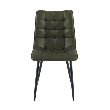 Eetkamerstoel Lucille CEP 04 Army Groen - Industrieelinhuis.nl