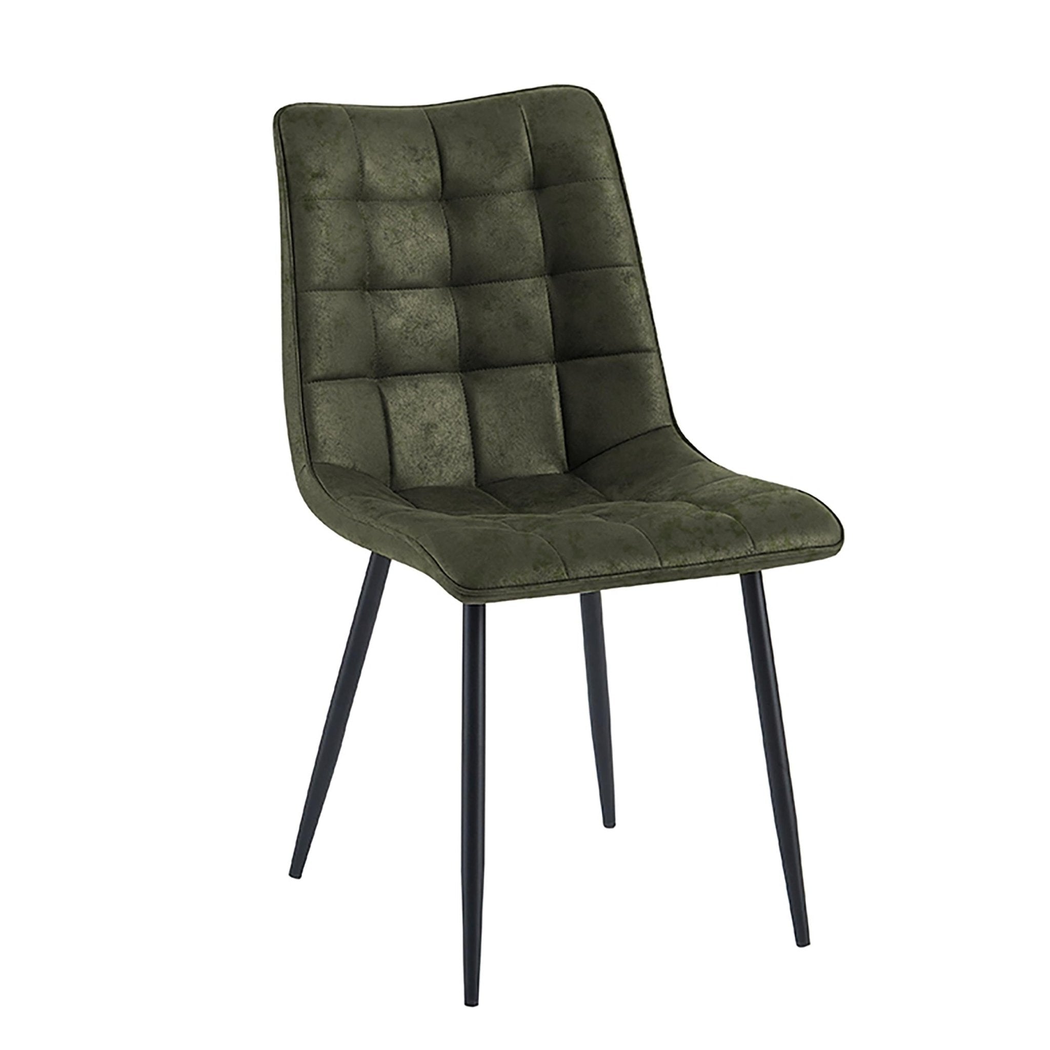 Eetkamerstoel Lucille CEP 04 Army Groen - Industrieelinhuis.nl