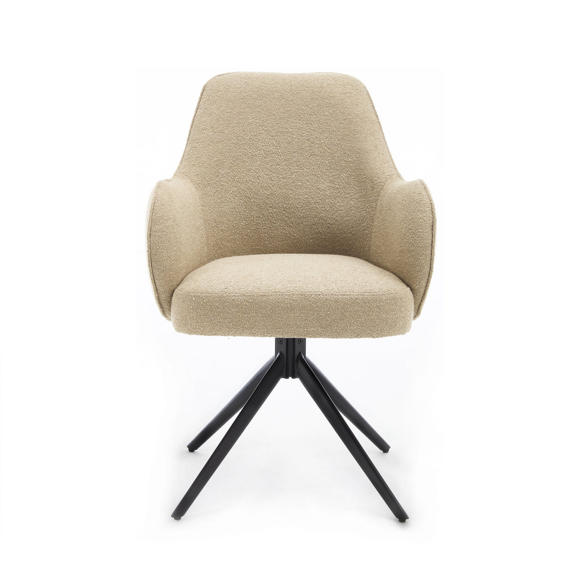 Eetkamerstoel Kyler Beige - Industrieelinhuis.nl