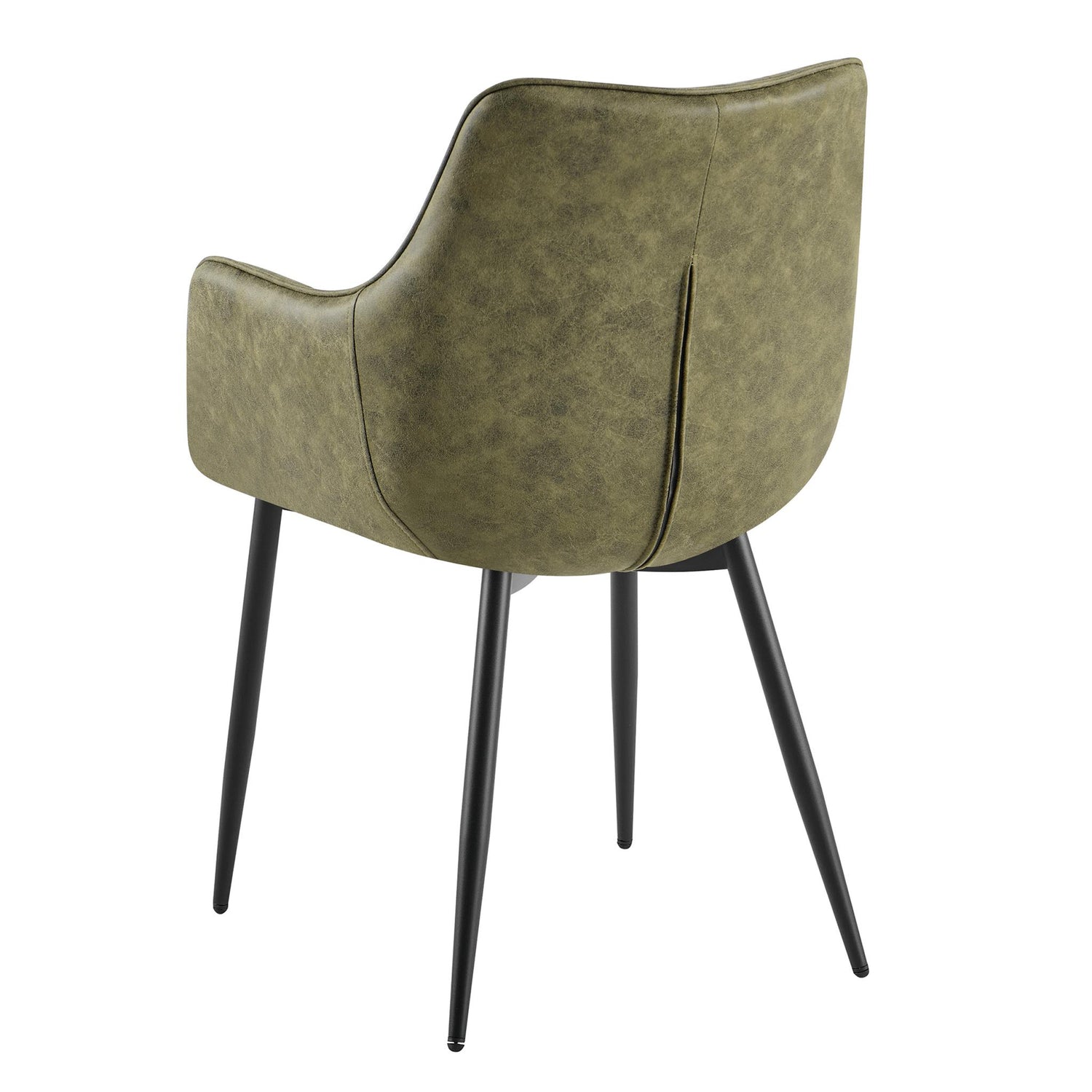 Eetkamerstoel Lucille Arm CEP 04 Army Groen - Industrieelinhuis.nl