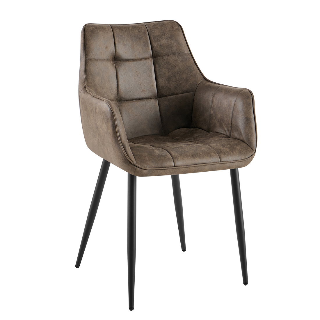 Eetkamerstoel Lucille Arm CEP 08 Lichtbruin - Industrieelinhuis.nl