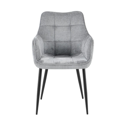 Eetkamerstoel Lucille Arm Perfect Harmony 82 Grijs - Industrieelinhuis.nl