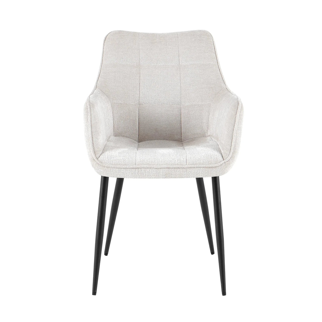 Eetkamerstoel Lucille Arm Perfect Harmony 02 Beige - Industrieelinhuis.nl