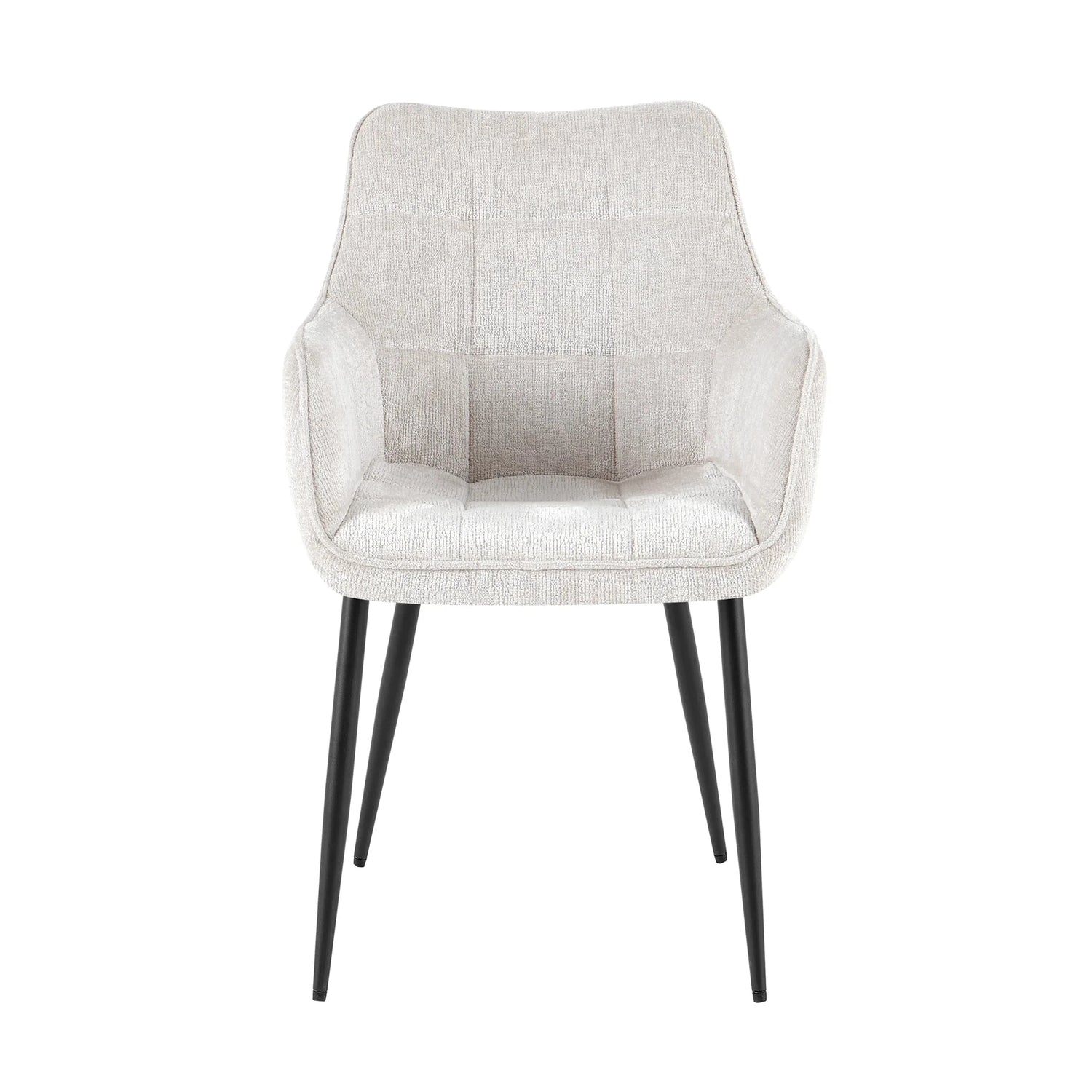 Eetkamerstoel Lucille Arm Perfect Harmony 02 Beige - Industrieelinhuis.nl