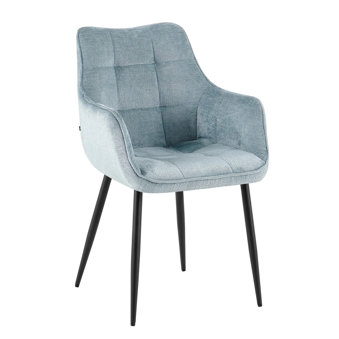 Eetkamerstoel Lucille Arm Perfect Harmony 72 Lichtblauw - Industrieelinhuis.nl