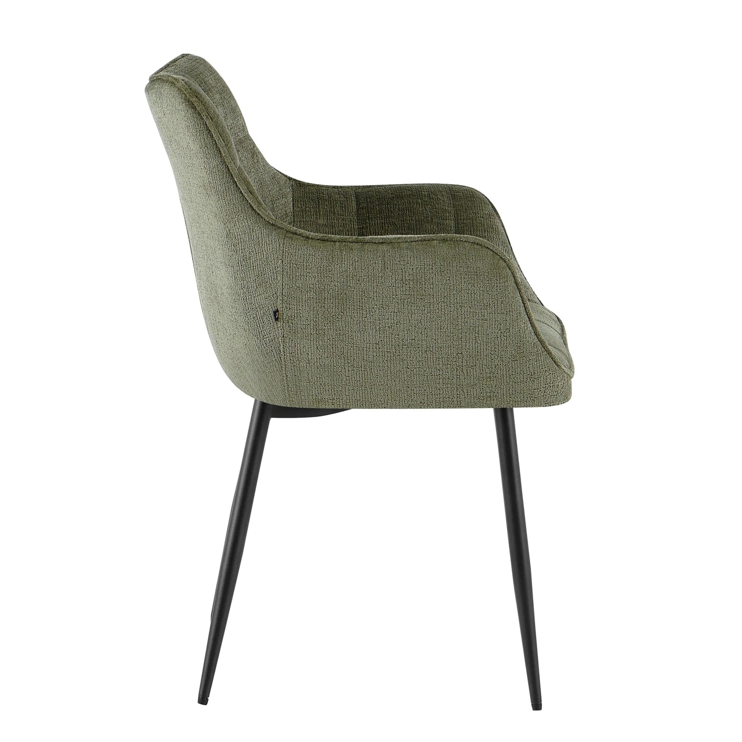 Eetkamerstoel Lucille Arm Perfect Harmony 39 Groen - Industrieelinhuis.nl