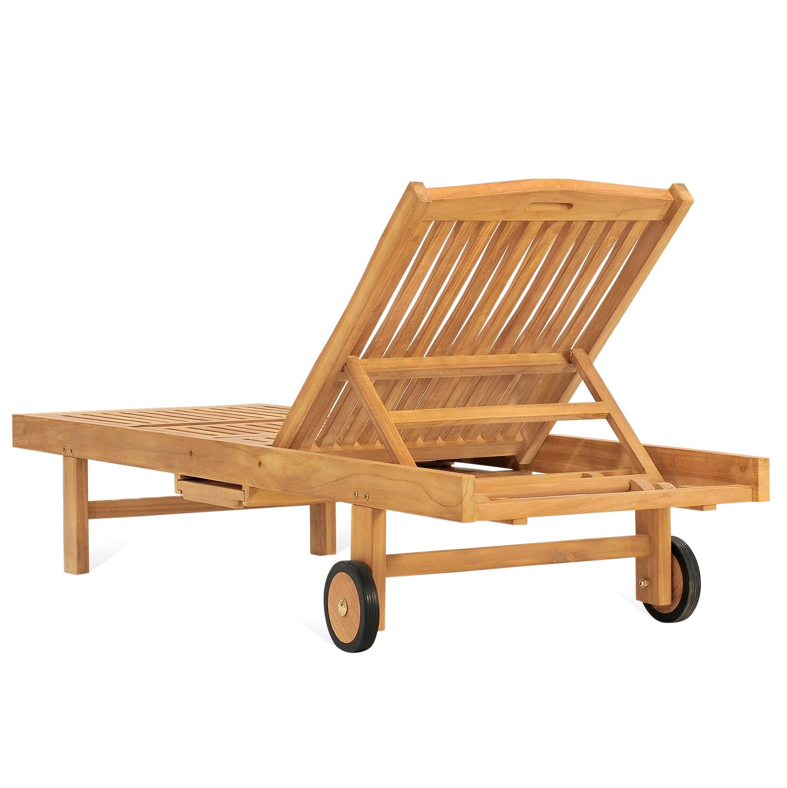 Tuin Ligstoel Teak - Industrieelinhuis.nl
