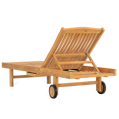 Tuin Ligstoel Teak - Industrieelinhuis.nl