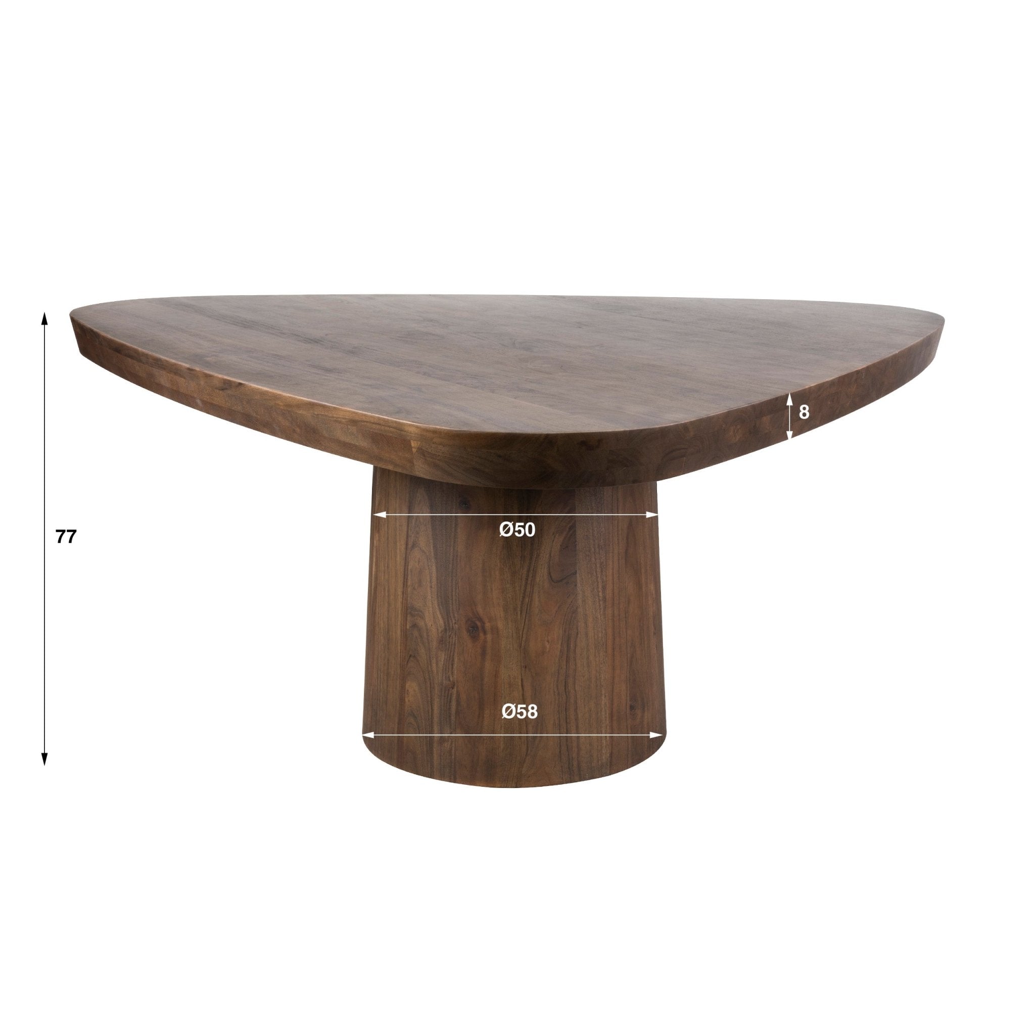 Eettafel Arcadia triangle 165 - Industrieelinhuis.nl