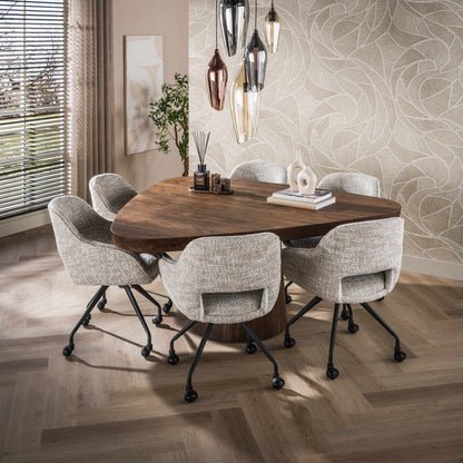 Eettafel Arcadia triangle 165 - Industrieelinhuis.nl