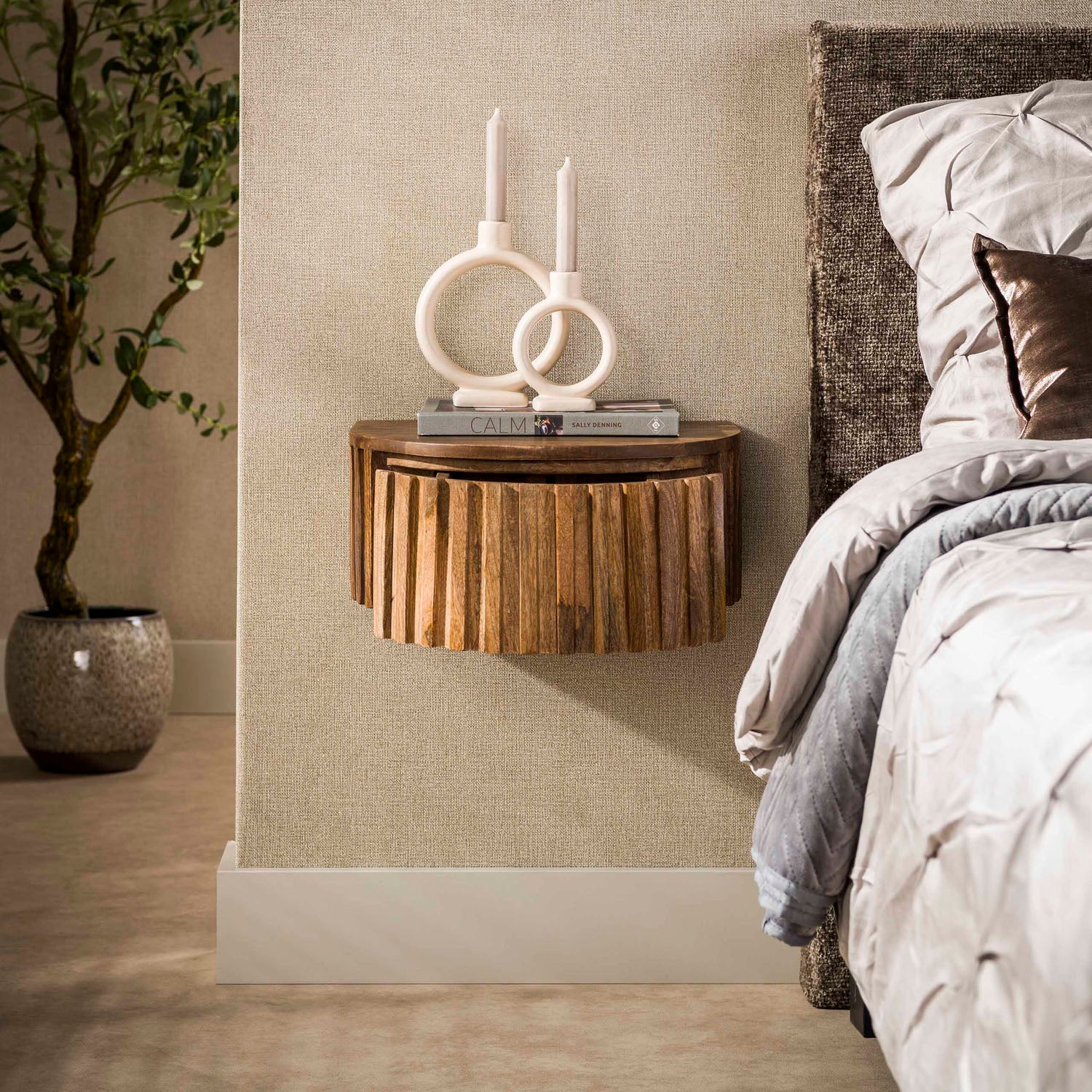 Nachtkastje Ridge 1L - Industrieelinhuis.nl