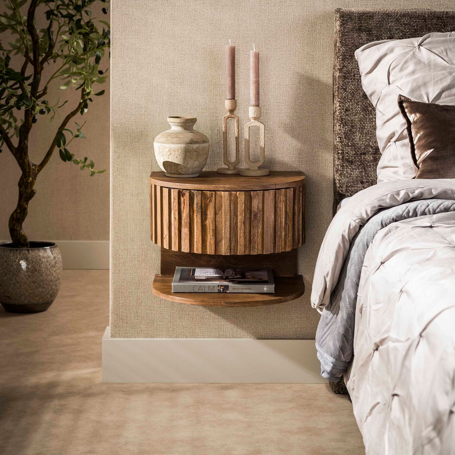 Nachtkastje Ridge shelve 1L - Industrieelinhuis.nl