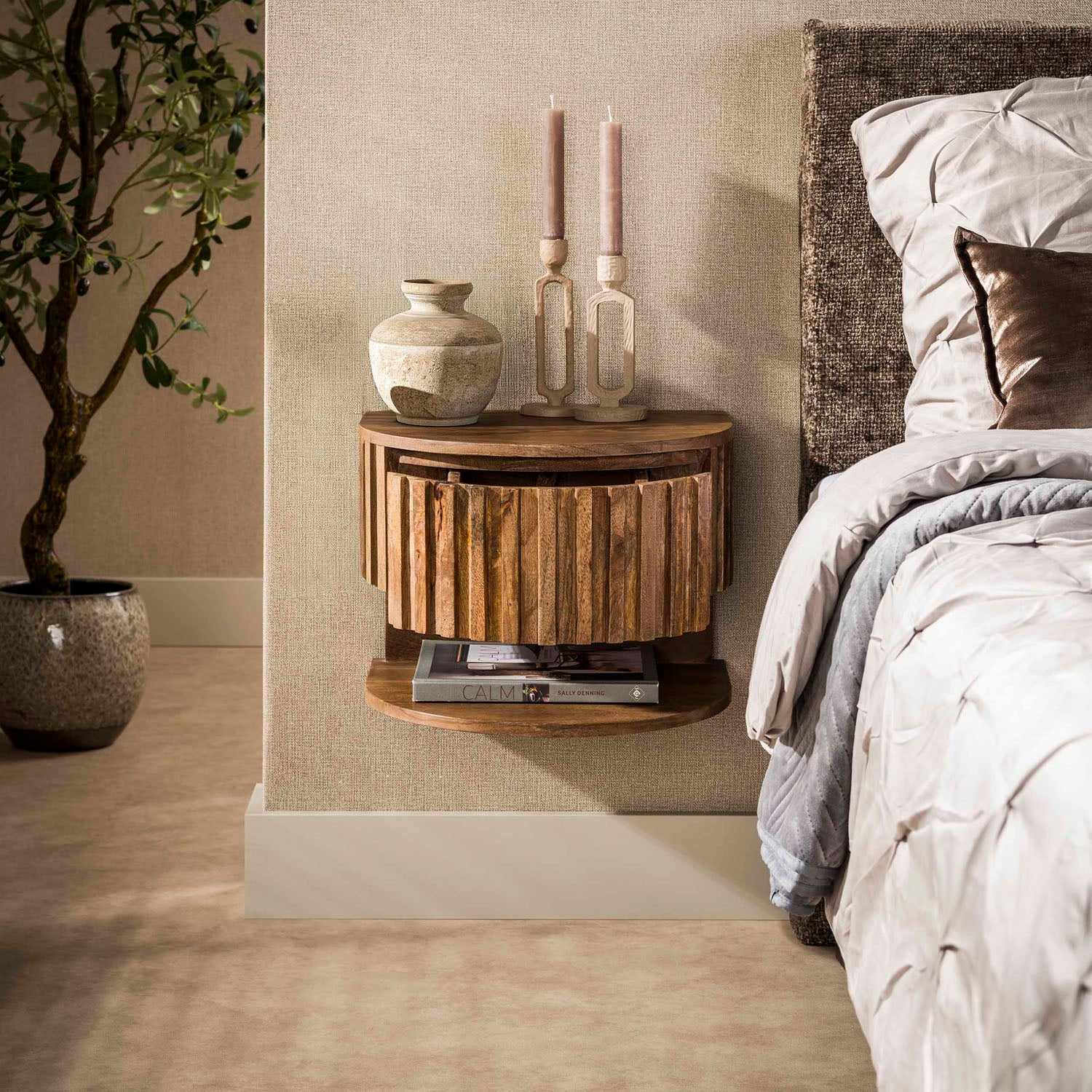 Nachtkastje Ridge shelve 1L - Industrieelinhuis.nl