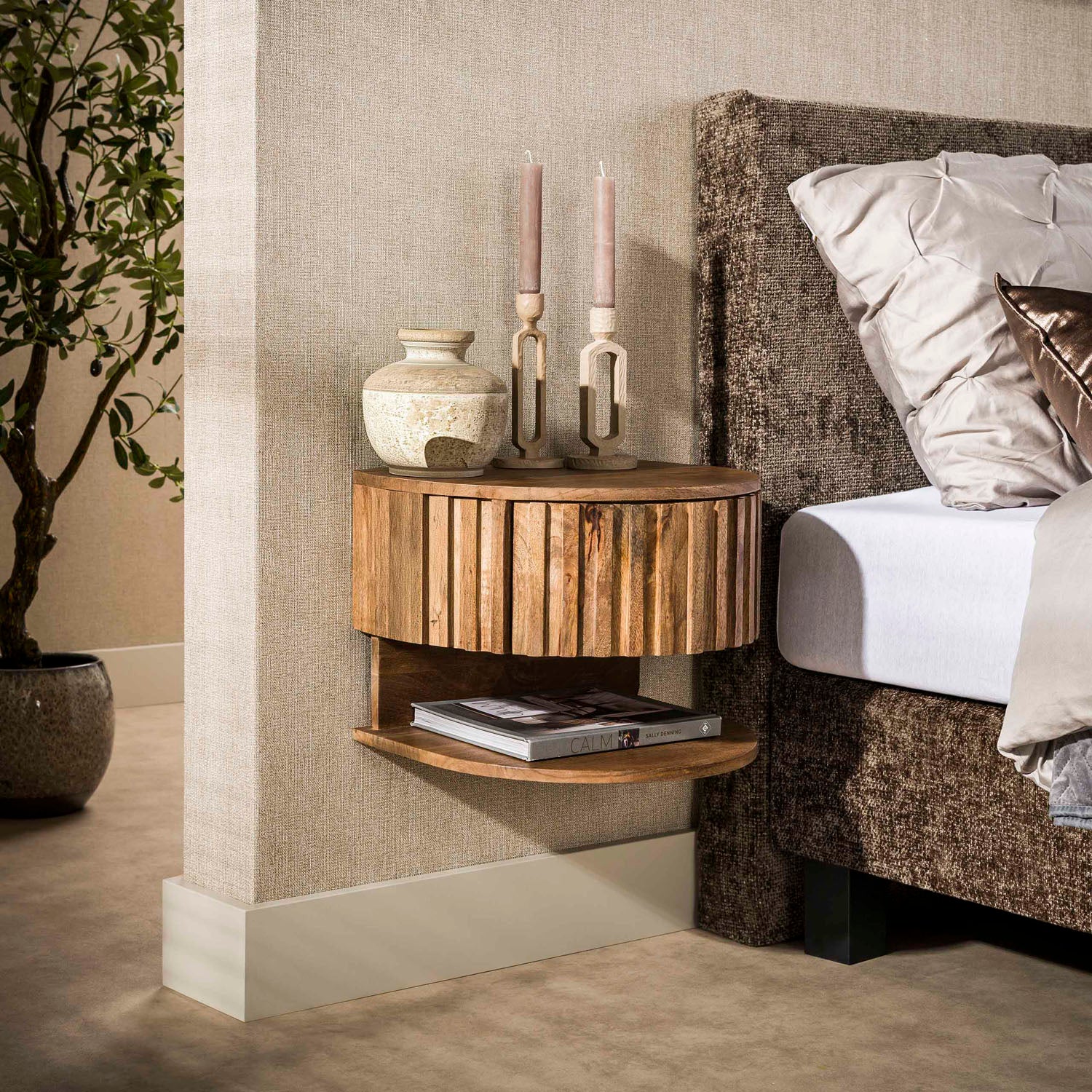 Nachtkastje Ridge shelve 1L - Industrieelinhuis.nl