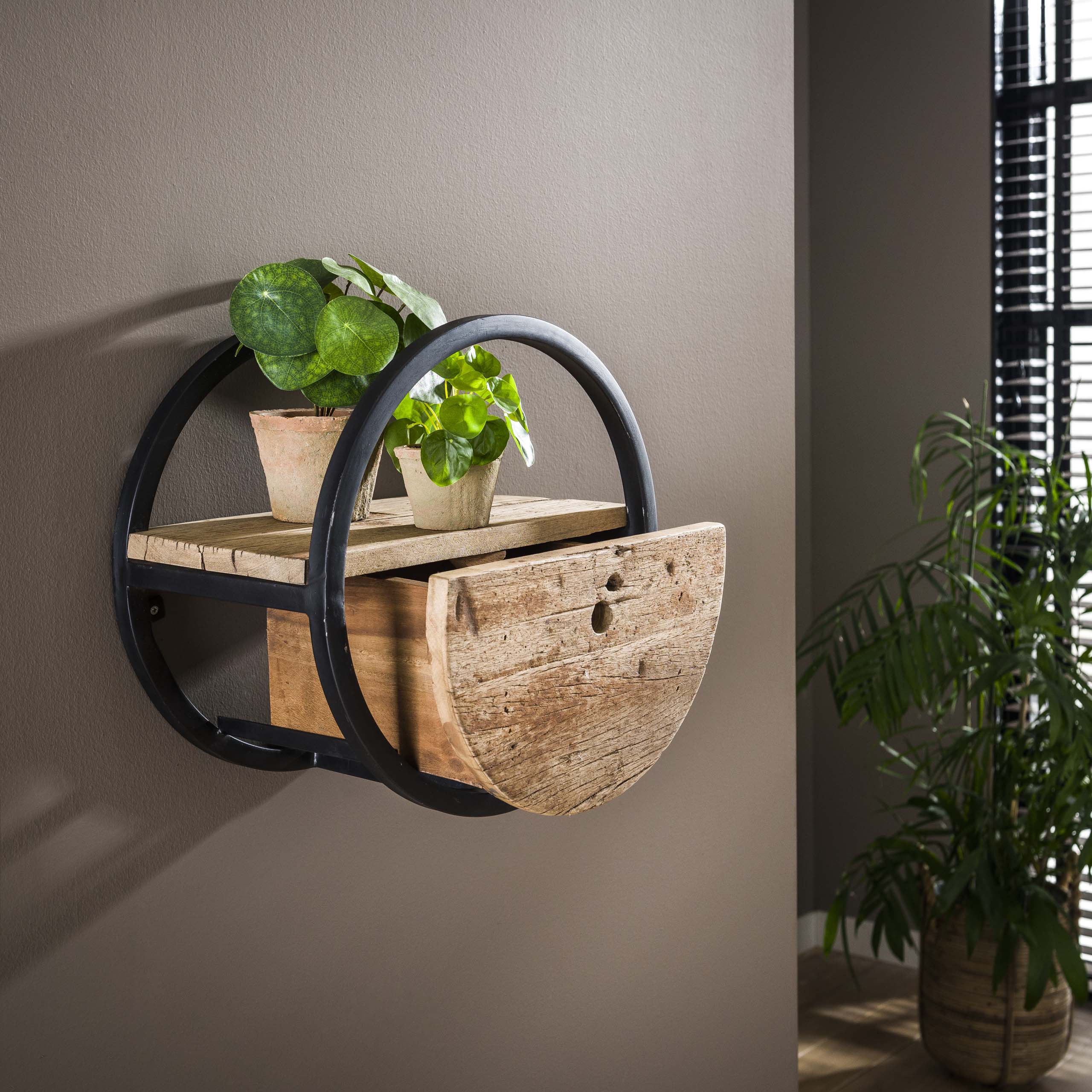 Wandschap Circular 1L Ø40