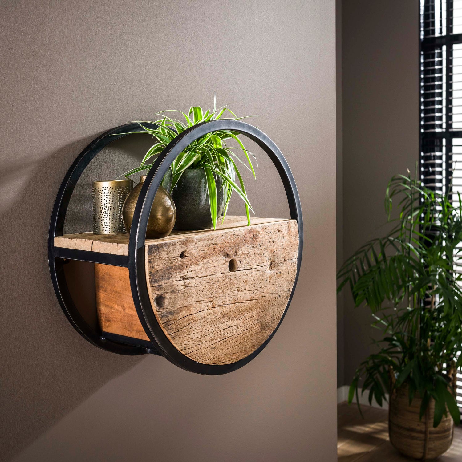 Wandschap Circular 1L Ø50