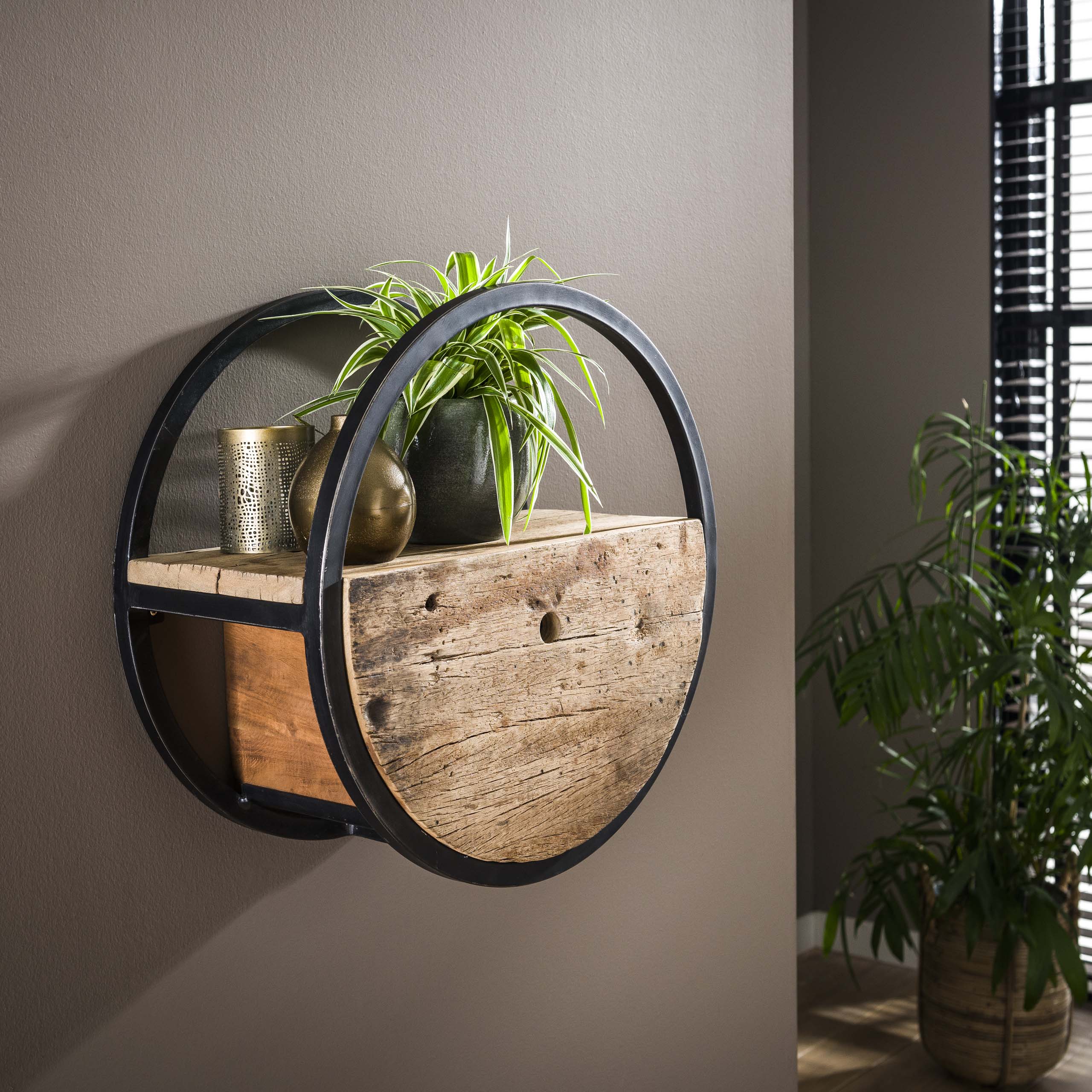 Wandschap Circular 1L Ø50