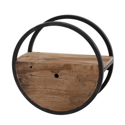 Wandplank Rond met 1 lade Ø50 cm - Industrieelinhuis.nl