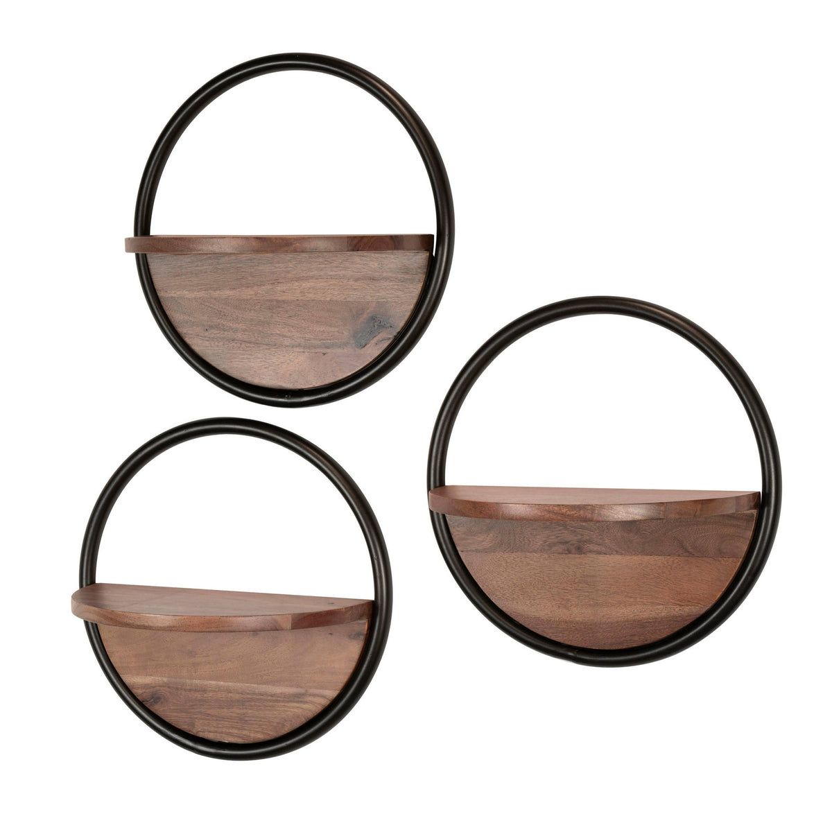Wandschap Round set/3