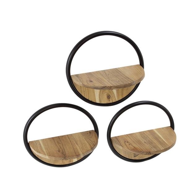 Wandschap Round set/3
