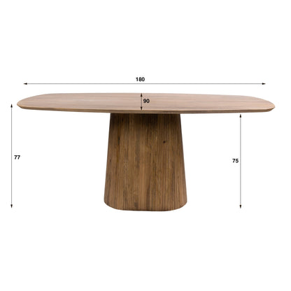 Eettafel Wave Centro 180