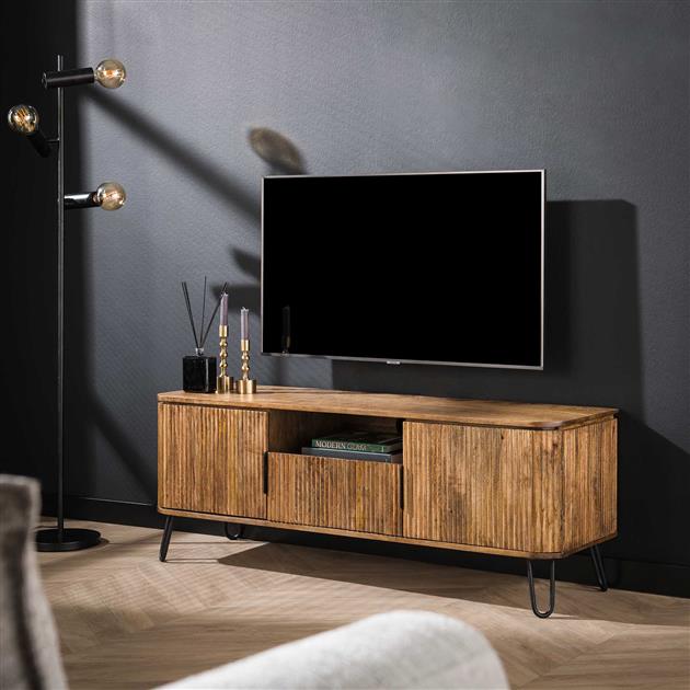 TV-meubel mangohout Swell - Industrieelinhuis.nl