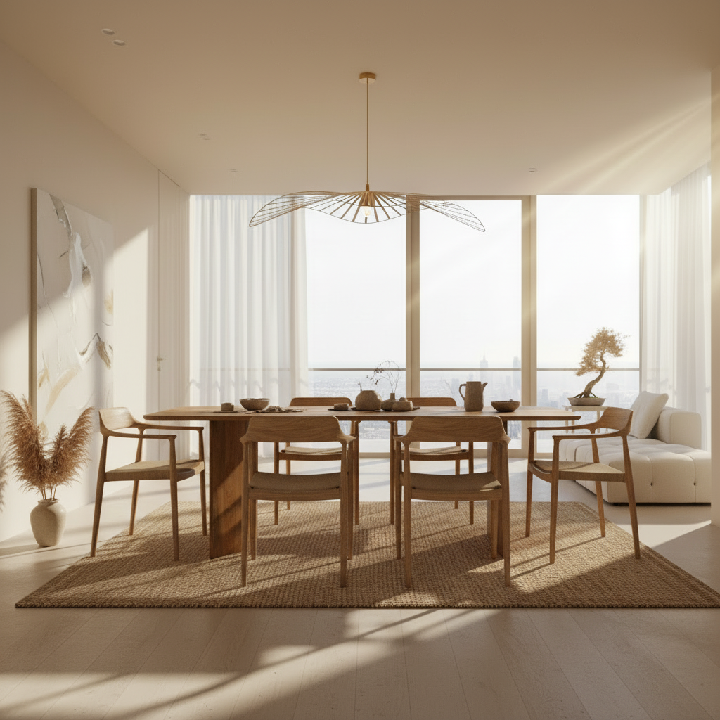 Eettafel Jade Rechthoek Naturel 220 - Industrieelinhuis.nl