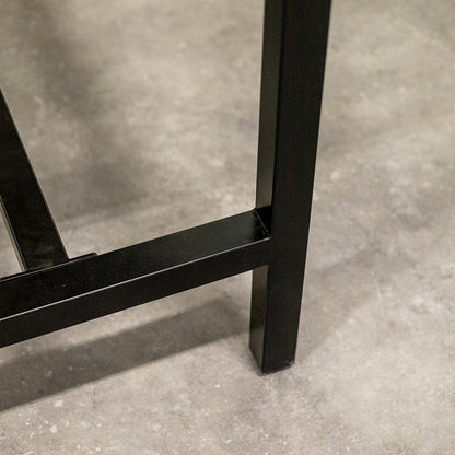 Bartafel Industrieel Design | Mangohout en Staal | 135x65x105cm