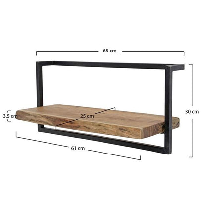 Wandplank Eddie 65 cm - Industrieelinhuis.nl