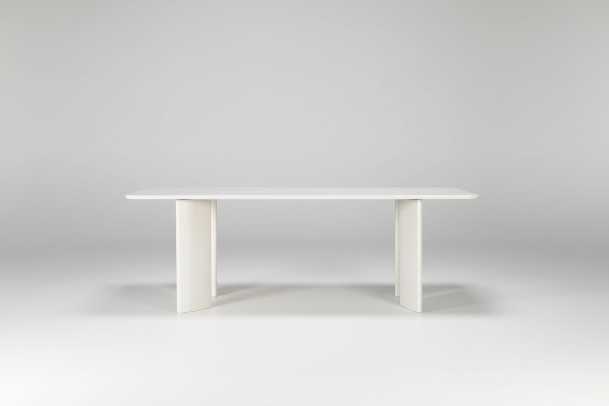 Eettafel Jade Rechthoek Off White 220 - Industrieelinhuis.nl