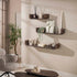 Wandplank Maya Teak U-shape set/3