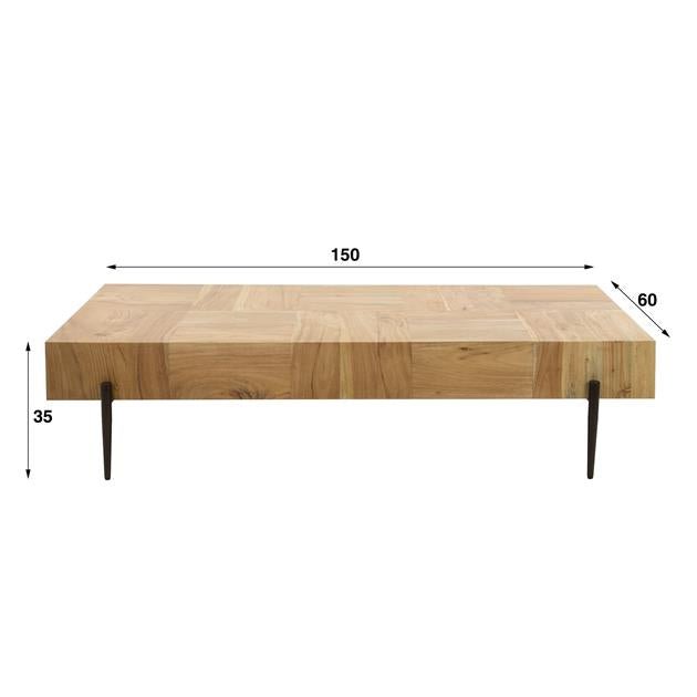 Salontafel Blok 150cm - Industrieelinhuis.nl