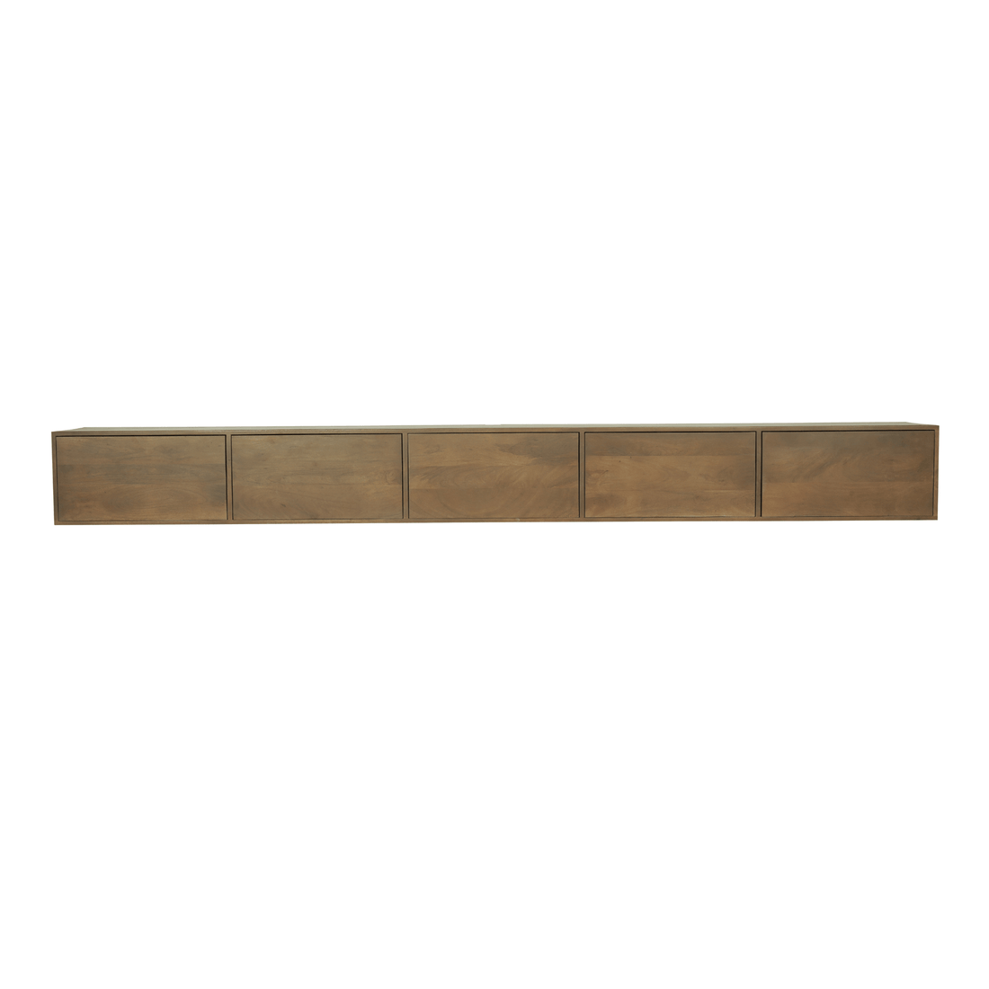 Zwevend tv meubel Vista Walnut | 280 cm - Industrieelinhuis.nl