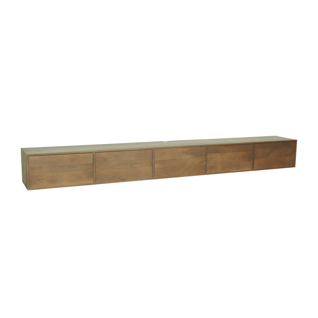 Zwevend tv meubel Vista Walnut | 280 cm - Industrieelinhuis.nl