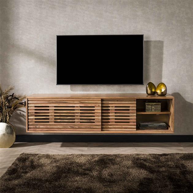 TV-meubel zwevend Shift 150 cm - Industrieelinhuis.nl