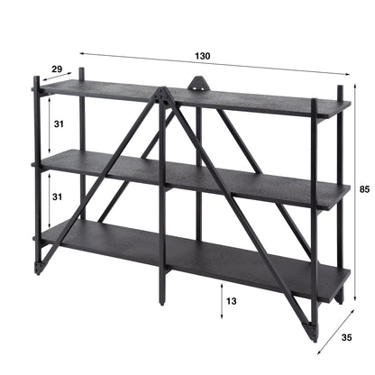 Wandrek Piero Laag 130cm - Industrieelinhuis.nl