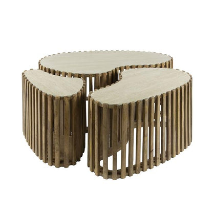 Salontafel Nuovo niervormig set/3