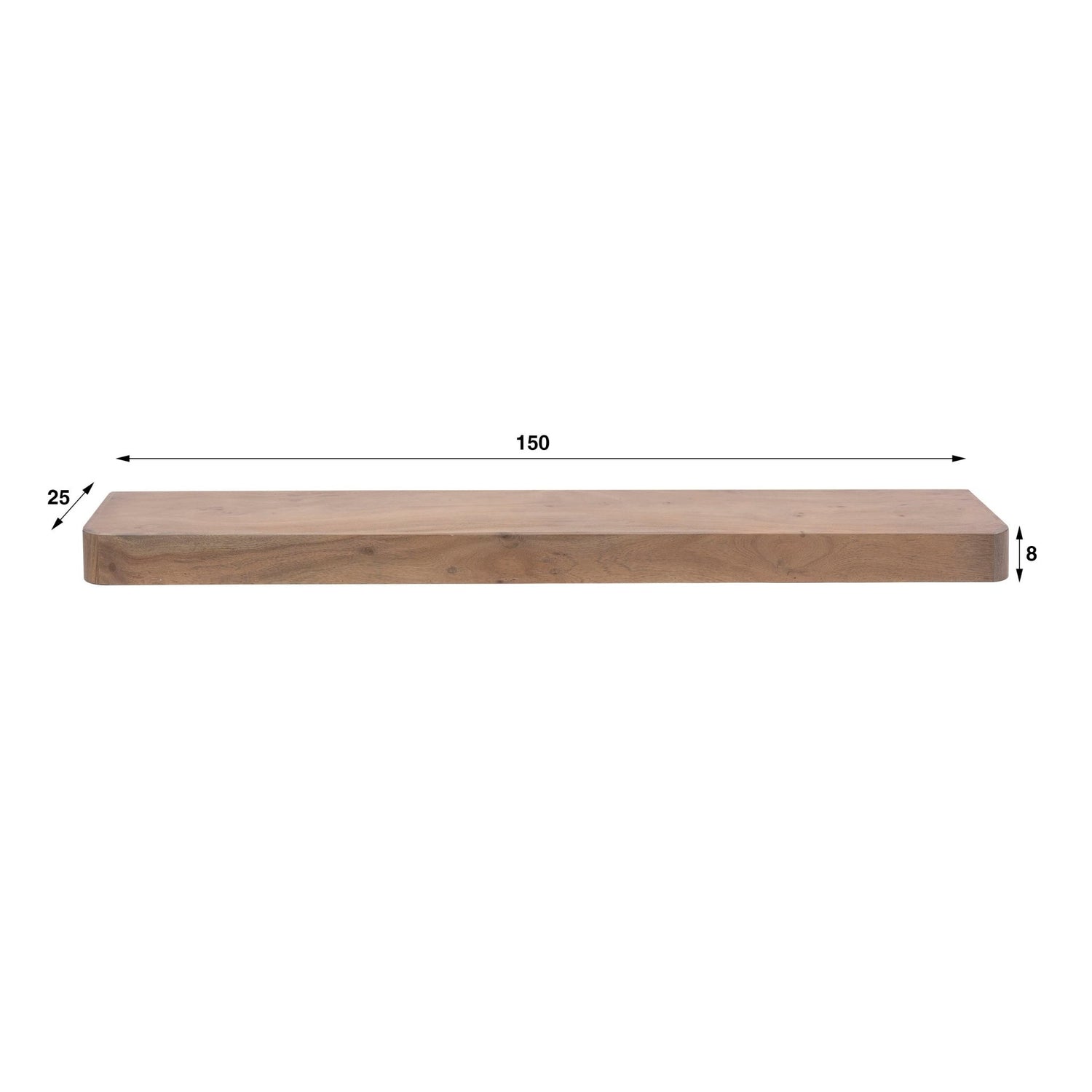Wandplank Carve 150