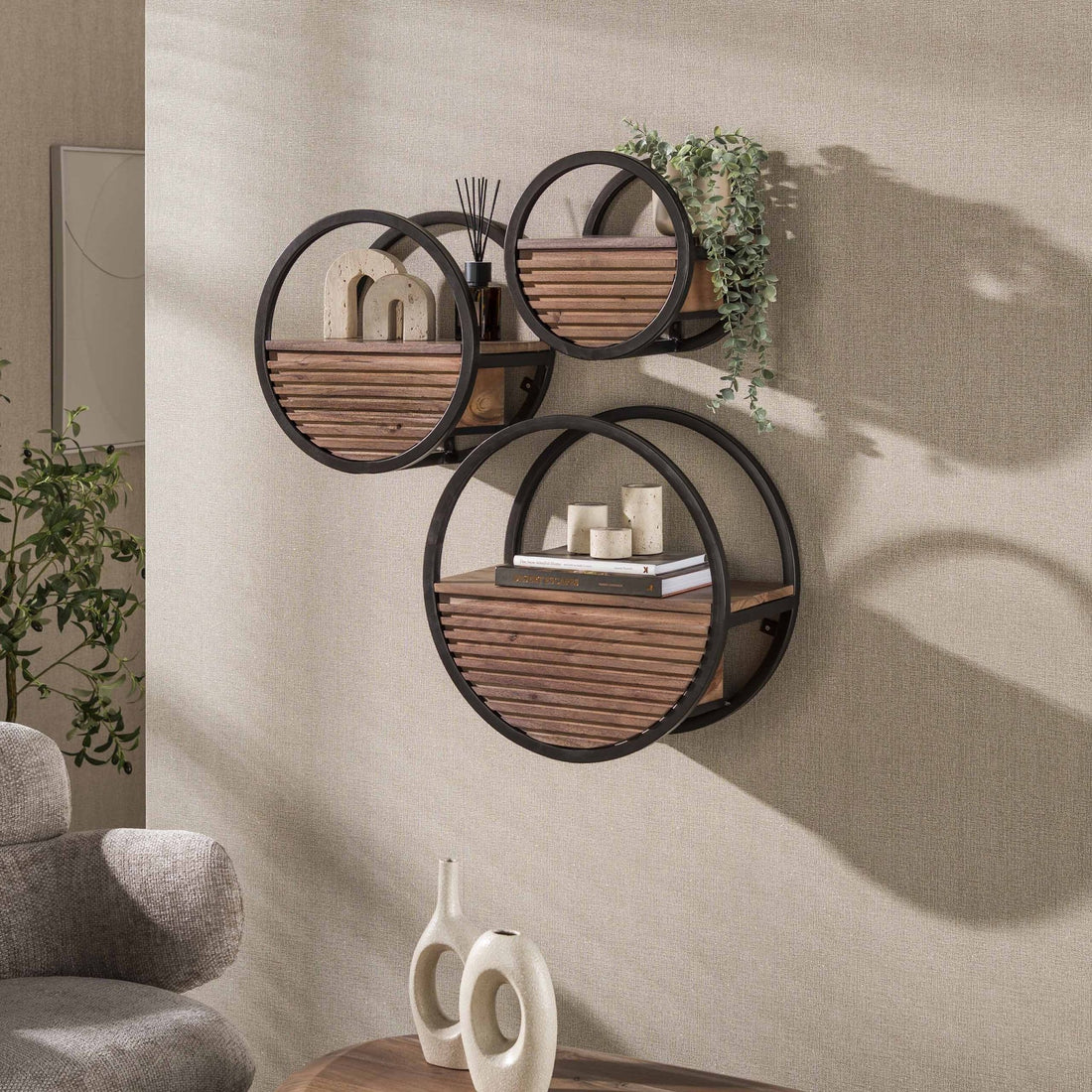Wandschap Circular Ø30 - Industrieelinhuis.nl