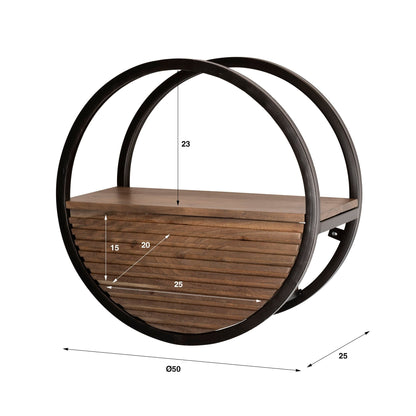 Wandschap Circular Ø50 - Industrieelinhuis.nl