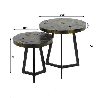 Salontafelset Black and Gold
