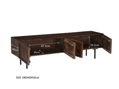 Elan Brown 180cm - Industrieelinhuis.nl