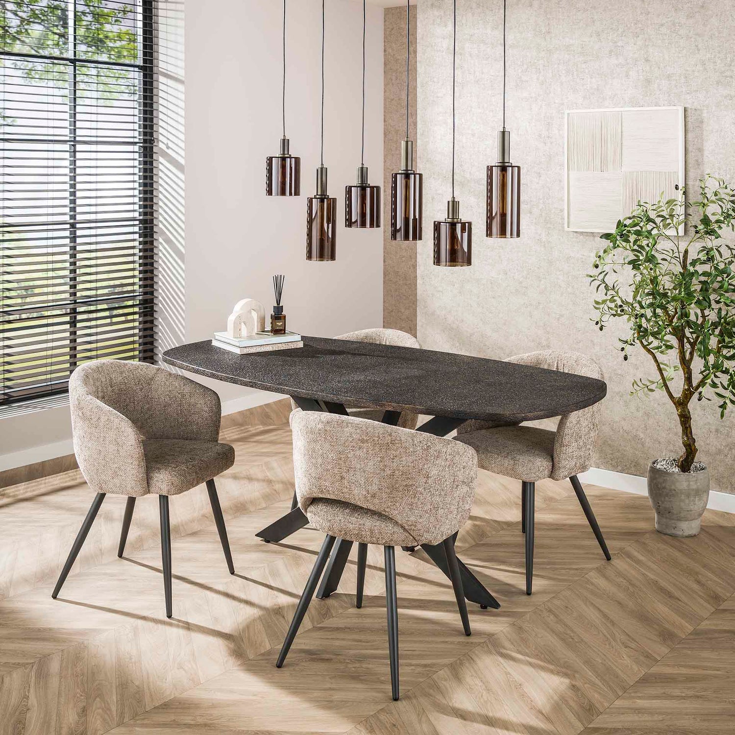 Eettafel Deens Dave 180cm - Industrieelinhuis.nl